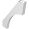 Ekena Millwork 3 1/2-in. W x 22-in. D x 34-in. H Westlake Architectural Grade PVC Knee Brace BRCP035X22X34WTL - alternate 3
